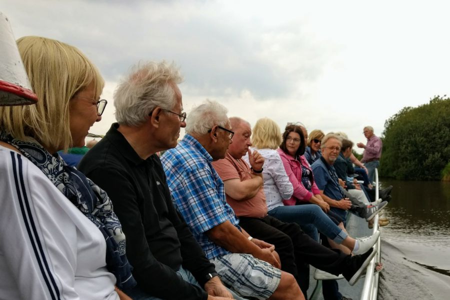 Bootsfahrt mit Nettwarker Gerhard.