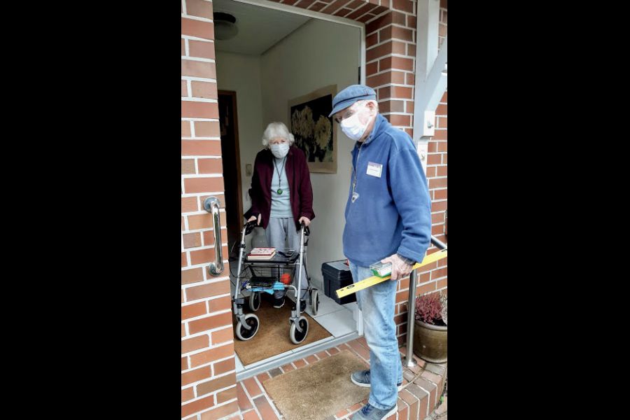 Unser Handwerker Bernd ist da.